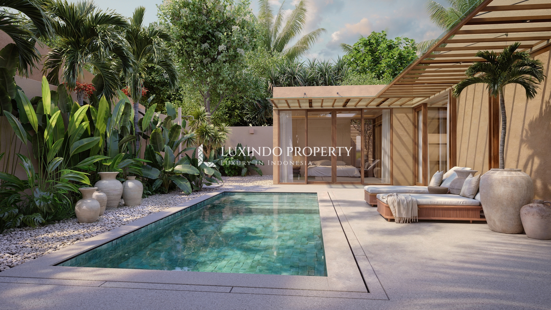 PECATU – STYLISH 3-BEDROOM VILLAS WITH PRIVATE POOL & JUNGLE VIEWS (LHV968)